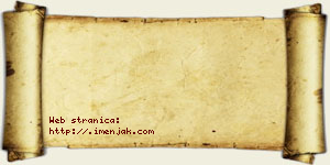 Anica Vesović vizit kartica